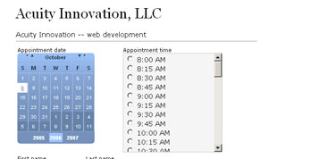 Accept appointments online